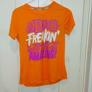 Nike Dri-Fit Orange Absolutely Freaking Amazing T-shirt Sports Top